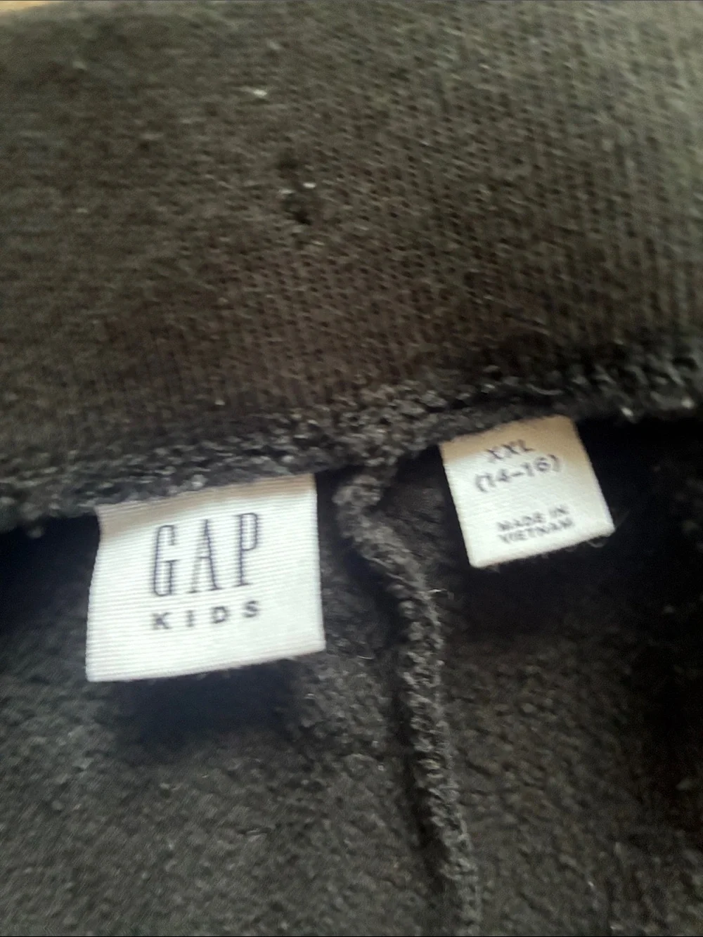 GAP Kids Black Jogger Sweatpants with Logo
